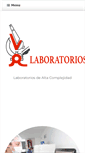 Mobile Screenshot of laboratoriosdelvalle.com